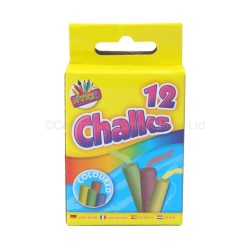 Artbox Chalk Sticks 12 Pack Coloured
